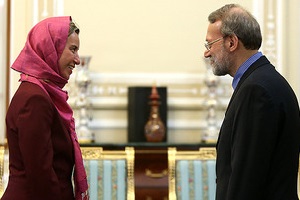جزییات دیدار موگرینی با لاریجانی