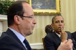 ضیافت شام اولاند و اوباما در پاریس+ عکس