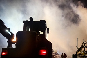 پنجمین روز حادثه پلاسکو