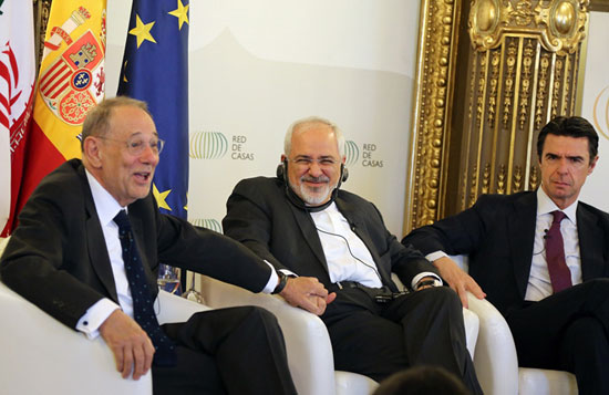 ظریف و مسئول پیشین سیاست خارجی اتحادیه اروپا دیدار کردند