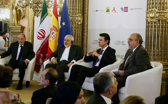 ظریف و مسئول پیشین سیاست خارجی اتحادیه اروپا دیدار کردند