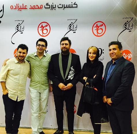 بهاره افشاری در کنسرت محمد علیزاده