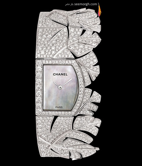 ساعت مچی زنانه شنل Chanel با طرح برگ 