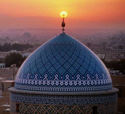 عکس زیبا از مسجد جامع یزد