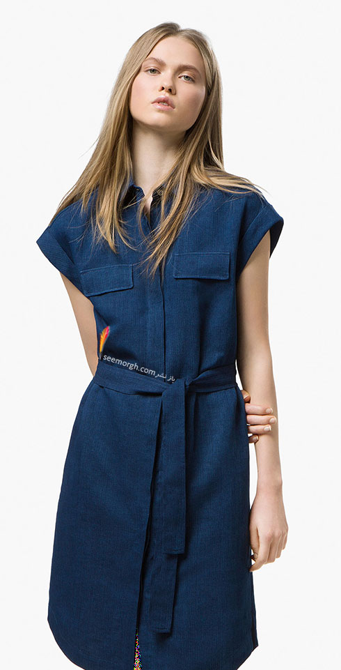 پیراهن طرح جین ماسیمو دوتی Massimo Dutti برای بهار و تابستان 2015