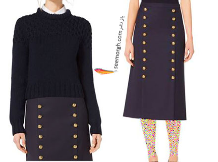 ست پلیور زنانه و دامن مایکل کورس Michael Kors برای پاییز 2015