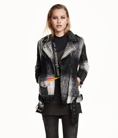 کت کوتاه طرح دار زنانه اچ اند ام H&M برای زمستان 2016