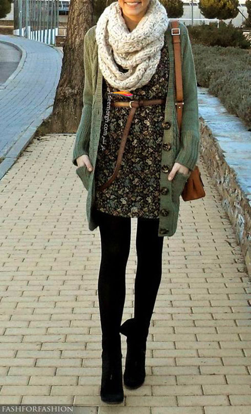 ست لباس دخترانه برای زمستان 2016 به پیشنهاد مجله Elle - شماره 9