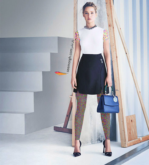 جنیفر لارنس Jennifer Lawrence در تبلیغ کیف های برند دیور Dior - عکس شماره 2