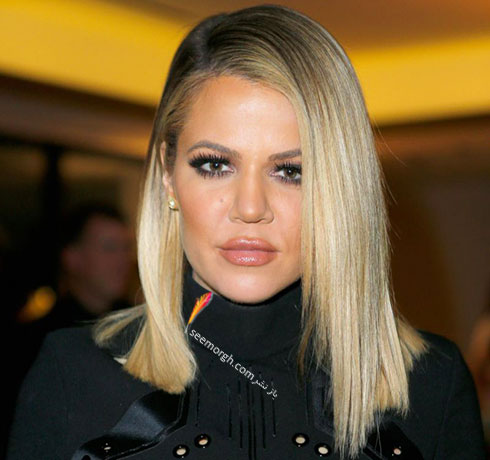 رنگ موی بلوند کلویی کارداشیان khloe kardashian برای زمستان