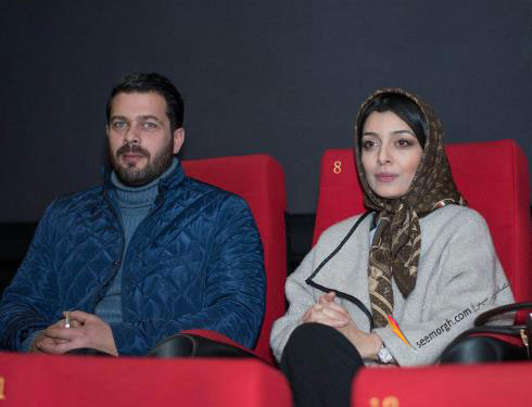 پژمان بازغی و ساره بیات در اکران عمومی ناهید -9