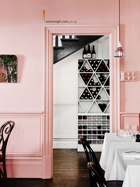 رنگ صورتی کوارتز Rose Quartz در دکوراسیون