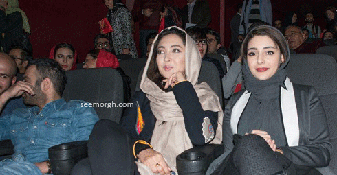 هستی مهدوی فر و نیکی کریمی در اکران خصوصی "شیفت شب" -12
