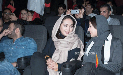 هستی مهدوی فر و نیکی کریمی در اکران خصوصی "شیفت شب" -16
