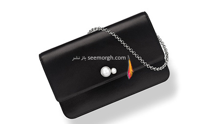 کیف مشکی دسته بلند میهمانی دیور Christian Dior برای بهار 2016