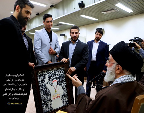 عکس دیدار سعید معروف با رهبر