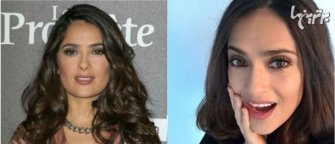 مدل مو جدید سلما هایک salma hayek