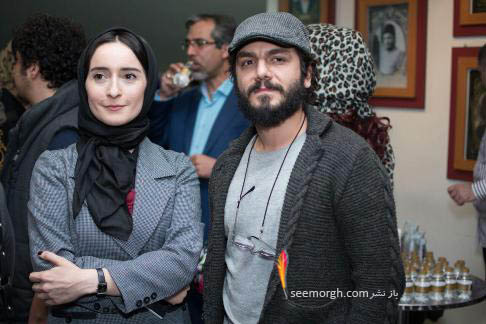 عباس غزالی در کنار سهیلا گلستانی