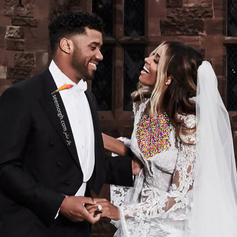 مراسم عروسی سیارا Ciara و راسل ویلسون Russell Wilson - عکس شماره 5
