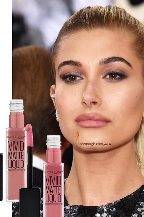 مدل آرایش هایلی بالدوین Hailey Baldwin در مت گالا Met gala 2016