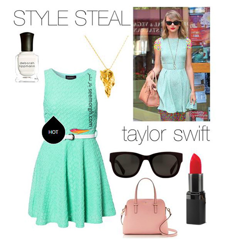 ست کردن پیراهن به سبک تیلور سویفت Taylor Swift برای بهار 2016 - ست شماره 4