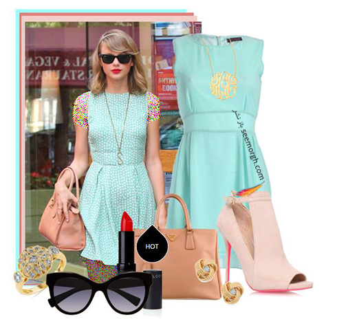ست کردن پیراهن به سبک تیلور سویفت Taylor Swift برای بهار 2016 - ست شماره 9