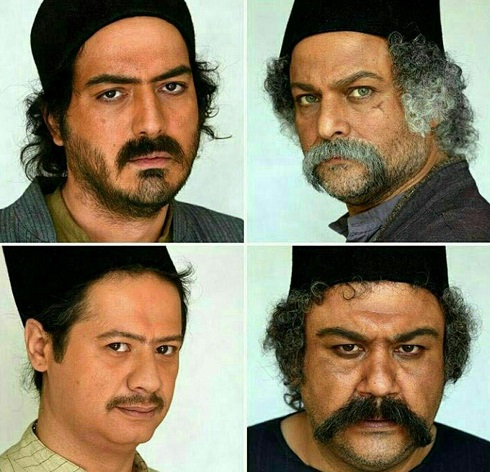 گریم بازیگران آتش و قداره