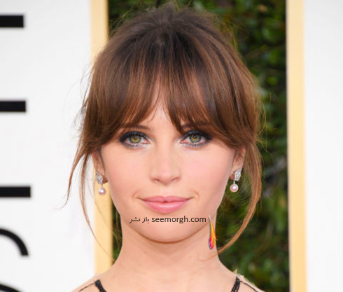 مدل مو فلیسیتی جونز Felicity Jones در گلدن گلوب Golden Globe 2017 مدل مو فلیسیتی جونز Felicity Jones در گلدن گلوب Golden Globe 2017