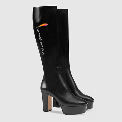 چکمه زنانه گوچی Gucci برای زمستان 2017 - 2016 - مدل شماره 4