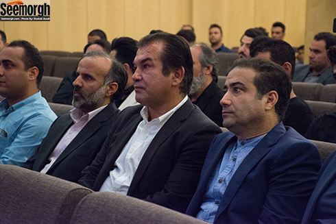 حمید استیلی در مراسم ختم عارف لرستانی