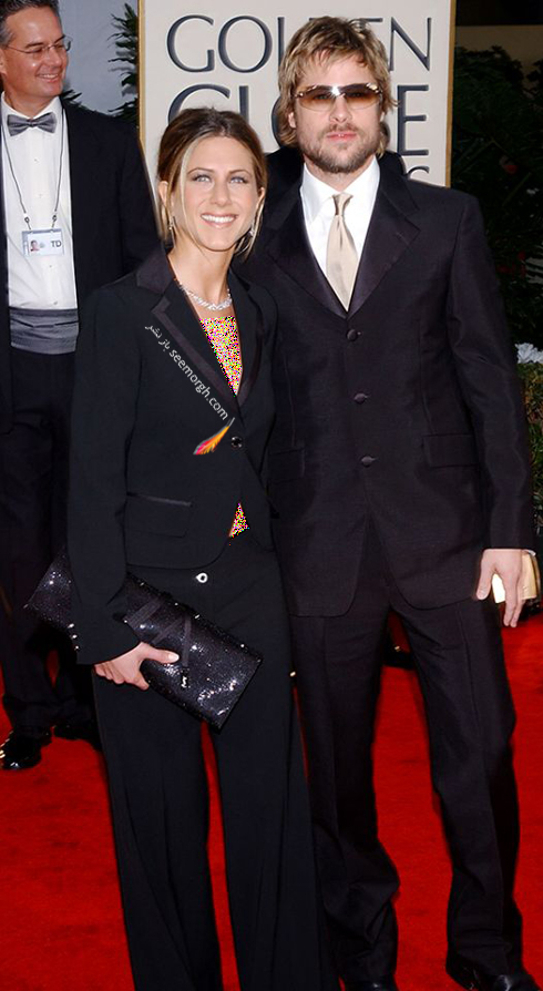 مدل لباس جنیفر آنیستون Jennifer Aniston و برد پیت Brad Pitt در گلدن گلوب 2002
