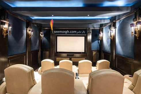دکوراسیون اتاق سینما ویلای مجلل لیدی گاگا Lady Gaga دکوراسیون اتاق سینما ویلای مجلل لیدی گاگا Lady Gaga