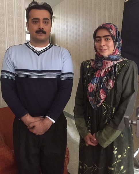 گریم سمانه پاکدل و سپند امیرسلیمانی در سریال هم سایه ها