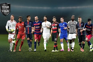 تیم منتخب سال 2015 یوفا