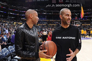 دیدار تیری ‌آنری با ستاره بسکتبال NBA + تصاویر