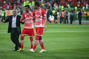 تیپ پرسپولیسی ها در مراسم عروسی محسن مسلمان + تصاویر