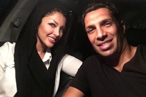 تصویری از سپهر حیدری و همسرش در مراسم تاسوعا و عاشورا