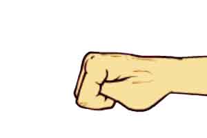 حرکات یوگا - مشت کردن دستها ( Hand Clenching )