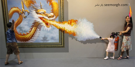 نقاشی سه بعدی نقاشی سه بعدی